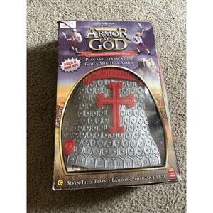 The Full Armor of God Christian Character Building Costume Red David Cook 7 PC